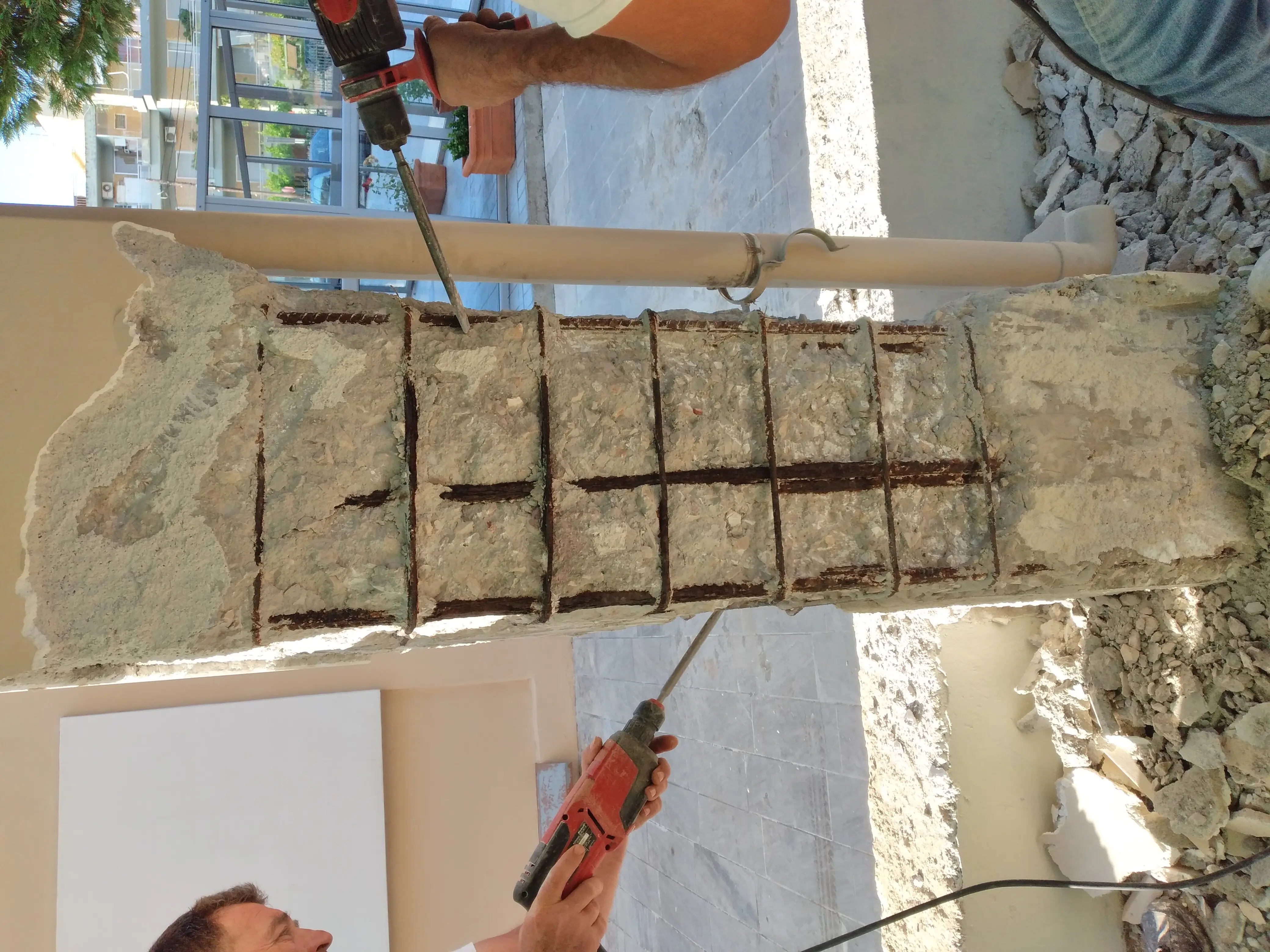 Αποκατάσταση Διαβρωμένων Υποστυλωμάτων